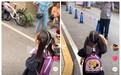 小女孩上学礼貌打招呼走红抖音，网友：可爱的小天使让全世界都变温柔了！