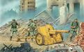 《闪电战》面对T-34危机，德军从仓库搬出一战老炮应急，还是法国造