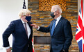 英美首脑会面互赠礼物，约翰逊称拜登如“一股新鲜空气”