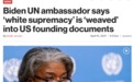美驻联合国大使被美媒指责“言论像《环球时报》”