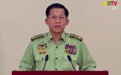 政局惊变以来，缅甸国防军总司令敏昂莱首次发声