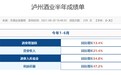 泸州市酒业上半年成绩单：利润总额同比增长47.2%