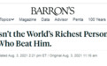 “世界首富”刷新：不再是亚马逊创始人贝索斯，而是72岁的他…