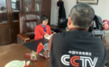 宁波富通技工学校董祝琴与毛董杰受中国中央电视台邀请