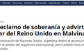 中方坚定支持阿根廷对马岛主权要求，阿外长表态