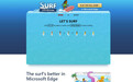 Chrome 浏览器也能玩 Surf 冲浪小游戏