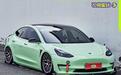 一抹灰蒙绿的清爽 改装特斯拉Model 3