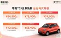 2022款零跑T03上市 补贴后售6.89万-8.49万元