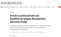 德国总理候选人公开威胁俄罗斯：如果对乌克兰实施“侵略行为”，将面临制裁