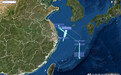 8月1日晨 美军导弹监视机长江口外海高强度作业