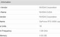 RTX 3050 Laptop GPU现身：搭配4GB显存