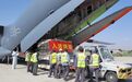 救灾 中国空军运-20运输机飞抵阿富汗