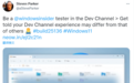 微软区别对待Win11 Dev测试者：并非所有用户都能同时尝鲜新功能