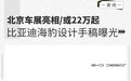北京车展亮相/或22万起 比亚迪海豹设计手稿曝光
