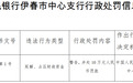 龙江银行伊春分行违法被罚 延解占压财政资金