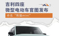 命名“熊猫mini”吉利四座微型电动车官图发布