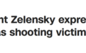泽连斯基向得州小学枪击案遇难者家人表示哀悼 称枪击案“可怕”