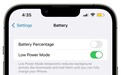 避免“电量焦虑”：iOS 16低电量可关闭电池百分比