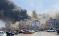 杭州临平冰雪大世界附近发生火灾：浓烟刺鼻，5人烧伤