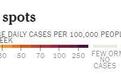 累计确诊7000多万，美国新冠疫情地图“紫”了