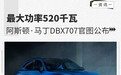最大功率520千瓦 阿斯顿·马丁DBX707官图公布