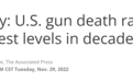 【透视】美国枪支暴力有多严重？新研究：过去32年，超110万人死于涉枪事件
