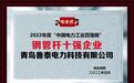 青岛鲁泰电力科技有限公司荣获“钢管杆十强企业”荣誉称号