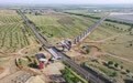 集大原高铁跨京包铁路连续梁成功转体