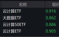 云计算板块个股走弱，云计算ETF跌超2%