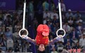 （杭州亚运会）中国选手兰星宇获得体操男子吊环金牌