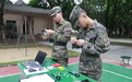 武警第二机动总队某支队开展通信兵集训