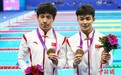 （杭州亚运会）跳水男子双人三米板：中国组合严思宇/何超夺得冠军