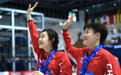 跳水——世界杯总决赛：陈艺文/昌雅妮女子双人3米板夺冠