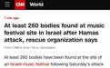 美媒：在以色列一音乐节现场找到遭哈马斯枪杀的至少260具尸体 美国有