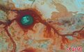 航拍青海茫崖“恶魔之眼”