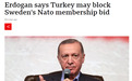 瑞典连续“挑衅”，土耳其回应了，芬兰急了