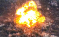 画面曝光！美媒：俄军一辆TOS-1A火箭炮被无人机命中发生巨大爆炸