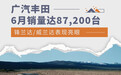 锋兰达/威兰达表现亮眼 广汽丰田6月销量87200台