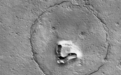酷似熊脸！火星表面发现奇特地貌