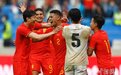 中国队2:0战胜巴勒斯坦队 收获主场两连胜