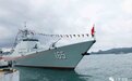 海军湛江舰组织舰艇开放日和甲板招待会