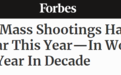 【世界说】美国今年大规模枪击事件已超100起！美媒：难除的枪支暴力成为生活的一部分，让美国人麻木了！