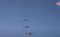 俄航空兵进行战术演练 7架安-124运输机首次同时升空