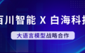 白海科技与百川智能顺势而为、携手共进，助力领域大模型应用快速落地