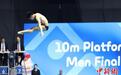 福冈游泳世锦赛：中国选手练俊杰获得跳水男子单人10米台银牌