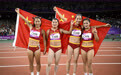 杭州亚运会 | 田径综合：中国包揽接力双金 女子400米栏诞生赛会纪录