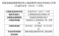 上海明瑞保险经纪有限公司因未按规定使用银行账户被罚1万元