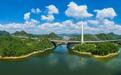 航拍贵州清镇红枫湖“一湖三桥”生态美景