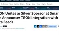 海外知名媒体聚焦：波场 TRON 集成 Chainlink Data Feeds 服务