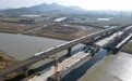 宁马城际铁路姑溪河特大桥合龙